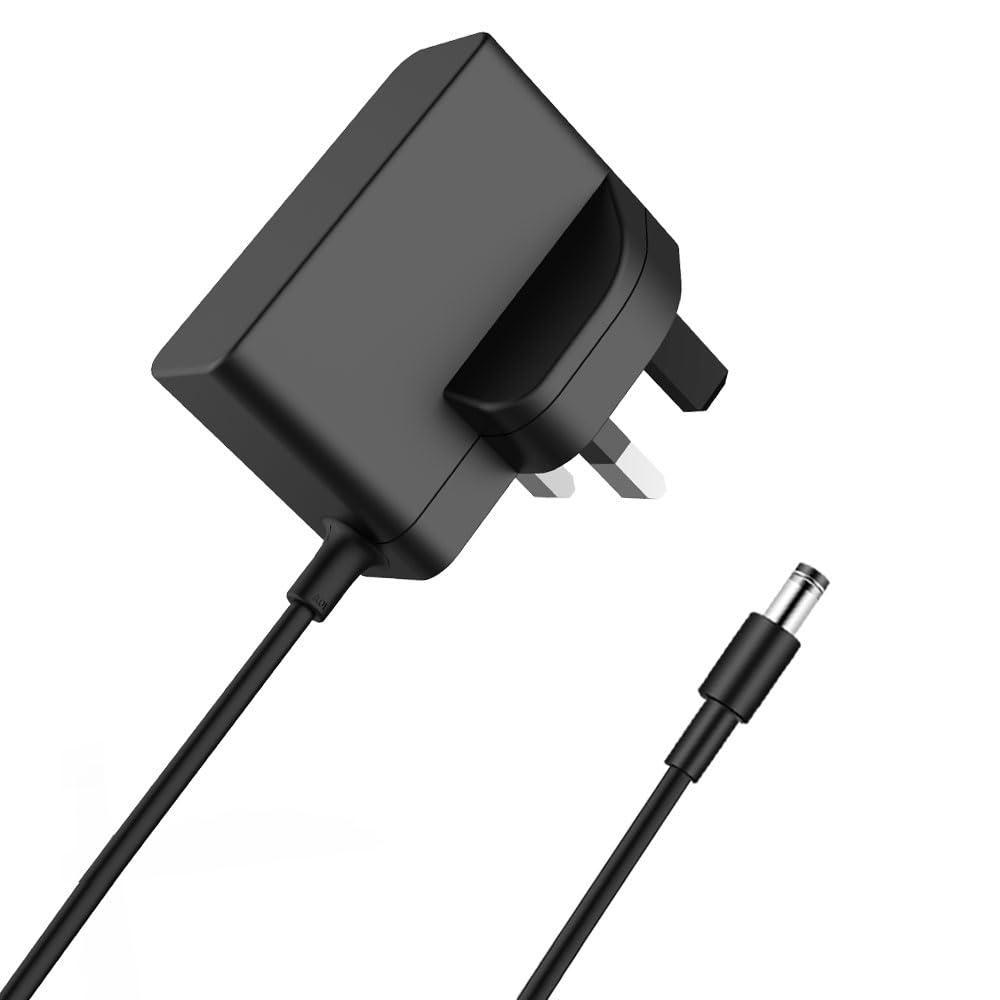 9V DC Power Supply Cable Compatible with RockJam Keyboard Piano Guitar Music Pedal Board RJ-661, RJ-761, RJ-654, Reebok Exercise Bike GB50, GB40s DC 9V Power Adapter