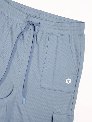 Image of TECHNOSPORT Women's Straight Fit Solid Textured Sports Cargo Pants with Technocool+, Quick Dry for Gym, Sports and Regular Use