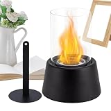 Chimenea De Mesa - Pequeña Decoración Hogar Decorativa | Chimenea De Sobremesa Decorativa - para Jardín Terraza Estancia Dormitorio Campamento Mesita Noche Vivienda Cumpleaños Inauguración