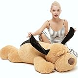 MorisMos Puppy Dog Stuffed Animal Soft Plush Dog Pillow Big Plush Toy for Girls Kids (Large-55 Inch)