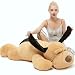 MorisMos Puppy Dog Stuffed Animal Soft Plush Dog Pillow Big Plush Toy for Girls Kids (Large-55 Inch)