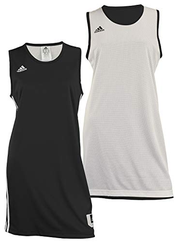 adidas Womens Reversible Basketball Practice Jersey M Black-White adidas Womens Reversible Basketball Practice Jersey M Black-White