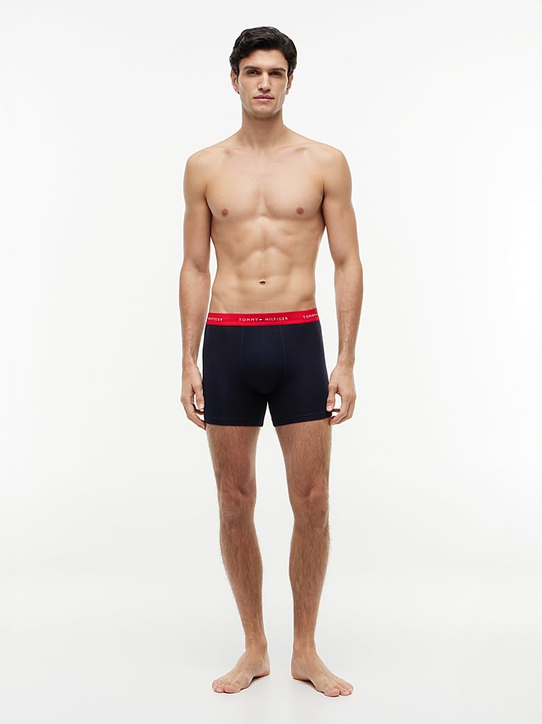 Tommy Hilfiger 3p Boxer Brief WB Bóxer Hombre (Pack de 1)