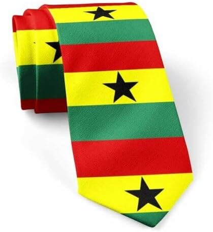 Mens Rastafarian Flag Rastafari Rasta Jamaica Jamaican Marley Necktie | Neck Tie, Green, One size