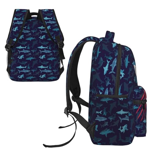 Custom Cute Shark Claw Kids Backpacks 2pcs Set for Boys Girls Student Personalized Name Text School Bag and 18 Oz Water Bottle Customized Sports Water Bottle School Bookbags for Back to School3