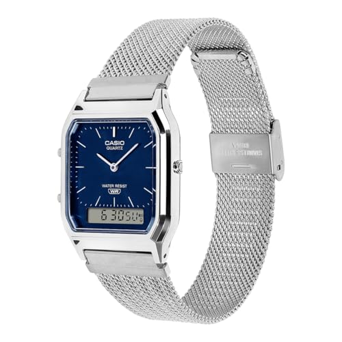 Image of Casio Vintage AQ-230EM-2ADF Analog-Digital Blue Watch Unisex (D417)