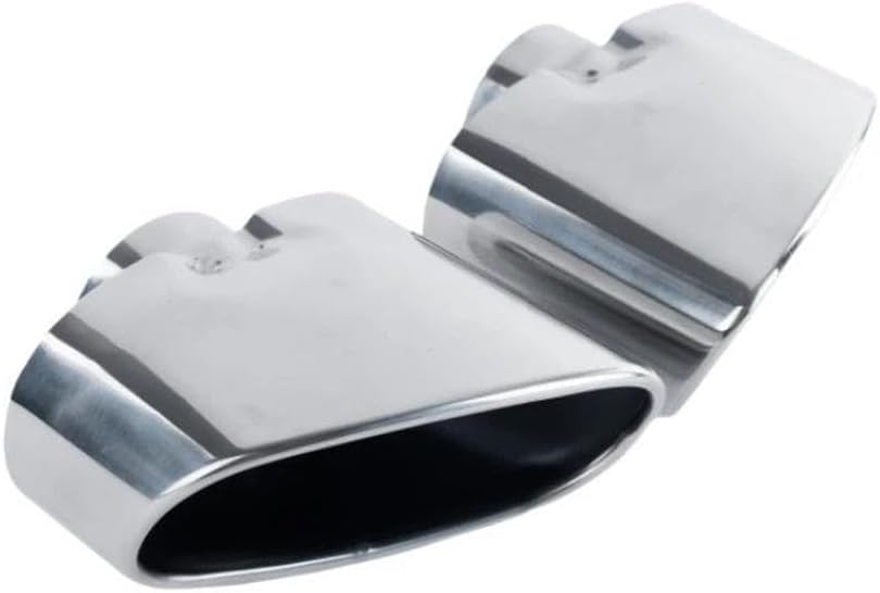 Spare Parts Suitable For BMW X5 E70 2008-2010 Tail Throat Exhaust Pipe Modification Square Muffler Tip Stainless Steel Nozzle