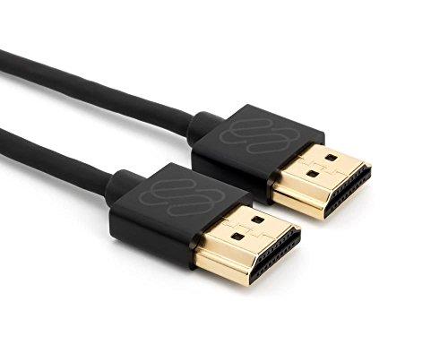 Sewell Thin Black High Speed HDMI Cable 6ft, Dolby Vision HDR for Apple