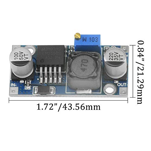 XINGYHENG Lot de 10 modules d'alimentation convertisseur de tension Buck DC-DC 3 A réglables Module abaisseur stable 3,0-40 V vers 1,5-35 V – vue 5