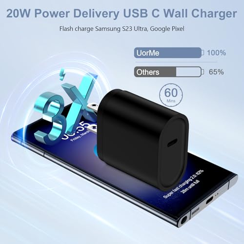 Image of Type C Fast Charger USB C Charging Block for Google Pixel 10A 10 9 Pro XL Fold 9A 8A 7A 6A 8 7 6,20W USBC Wall Charger PD Power Adapter USB-C Box for Samsung A16 A15 A26 A36 A56 S26 S25 S24