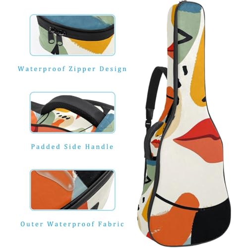 Sac pour guitare basse 101.6 cm housse imperméable à motif