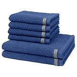 Ross - Smart - 4 X Handtuch 2 X Duschtuch im Set (Royalblau)