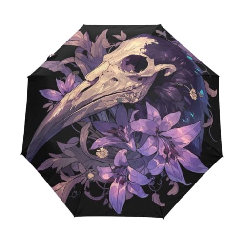 Parapluie pliable T-Rex automatique et coupe-vent pour voyage