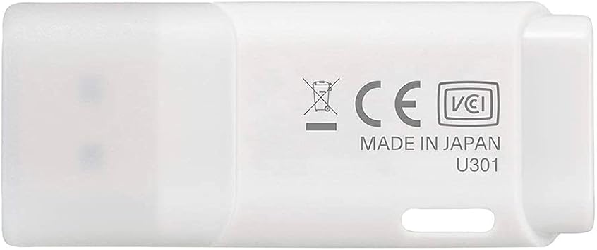 KIOXIA 32GB TransMemory U301 USB 3.2 Flash Drive, White