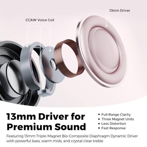 Image of SoundPEATS Air6 HS LDAC Hi-Res Wireless Earbuds, Bluetooth 6.0, 13mm Driver