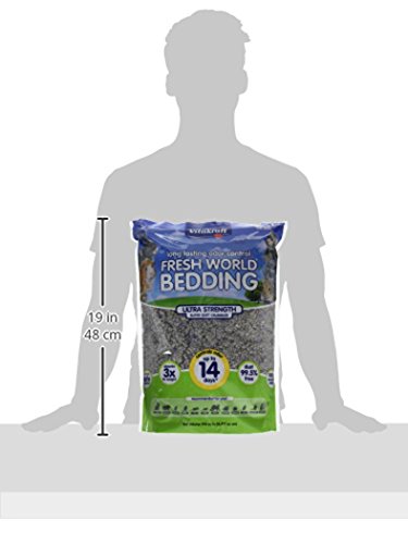 Vitakraft 34753 Fresh World Small Animal Bedding - Ultra Strength - Pet Bedding For Litter Boxes And Cages (16 L),Gray thumb #7