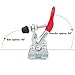 10PCS Toggle Clamp 201A Hold Down Hand Tool 66 lbs / 30 kg Holding Capacity, STARVAST Anti-slip Horizontal Quick Release Toggle Clamp