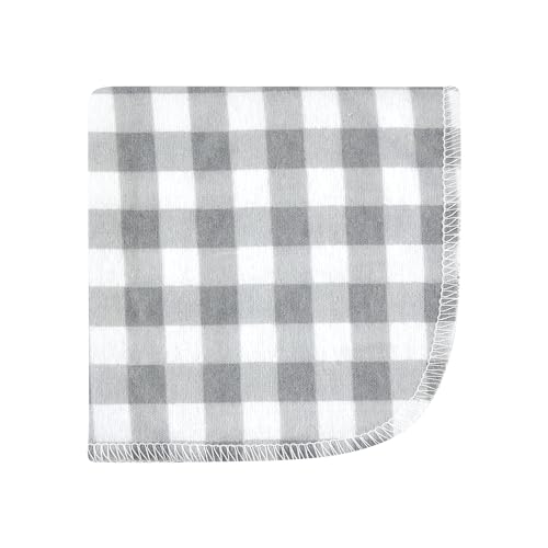Image of Hudson Baby Unisex Baby Flannel Cotton Poly Washcloths, Cute Farm 10 Pack, One Size