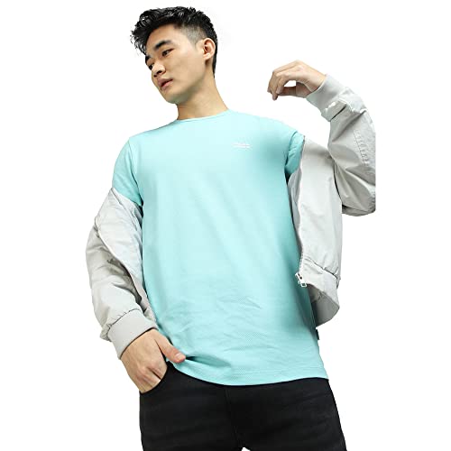 Image of Jack & Jones Men's Cotton Solid Slim Fit Crew Neck T-Shirt