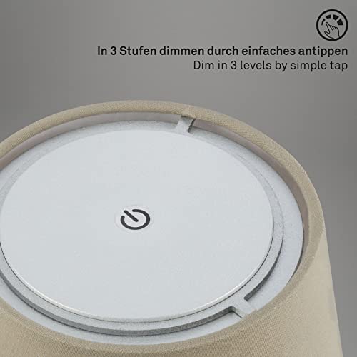 BRILONER - Lampada da tavolo a LED a batteria