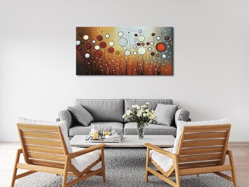 Art mural affiches de décoration intérieure Peintures à l'huile de fleurs - 4