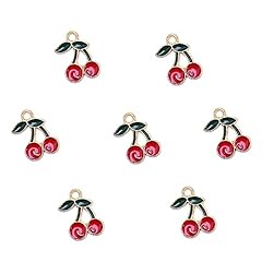 Cherry Enamel Charms_18x13mm