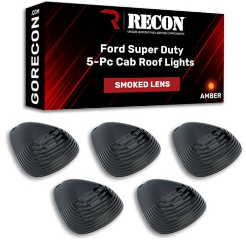RECON 5 lentes cabina Ford Super Duty 1999-2016 ámbar miniatura 1