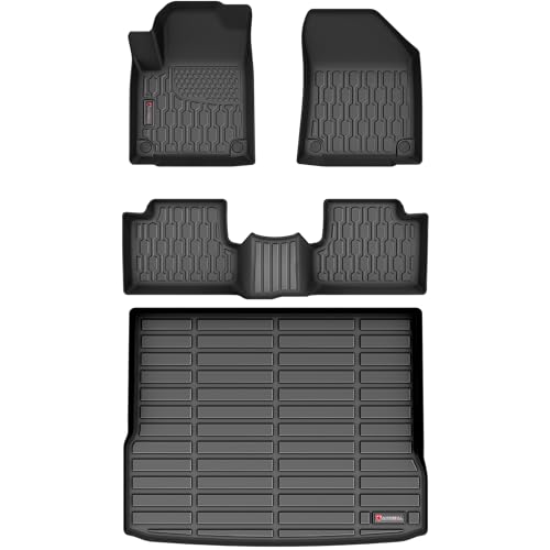 AUTOBULL Floor Mats & Cargo Liner Compatible with 2019-2023 Jeep Cherokee (Not for Grand Cherokee)...