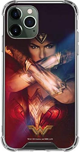 Skinit Clear Phone Case Compatible with iPhone 12 Pro - Officially Licensed DC Comics Wonder Woman Profile Character Poster Design
