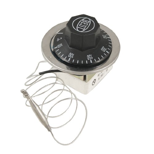 uxcell 1NC 1NO AC 250 16A 50-300C Temperature Control Switch Capillary Thermostat for Oven Refrigerator Heater