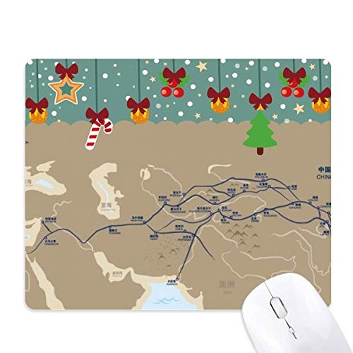 Tapis de souris de bureau carte de la vieillesse XXL antidérapant