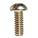 Slotted Brush Screw 10-24 0.5" / 12.7mm L Slotted Round Head