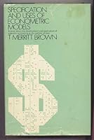 Specification and Uses of Econometric Models 0333074114 Book Cover