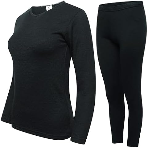 DOLCE ENVY Women's Thermal Underwear Set Cover