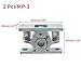 Oedema 2 Pcs Cabinet Double Roller Catch Zinc Alloy Spring Loaded Latch Heavy Duty Double Roller Catch for Camper Boat Doors, MP-3