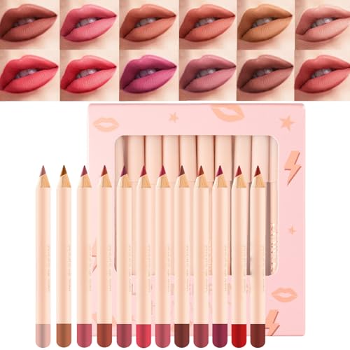 Set di rossetto opaco: pastelli labbra a lunga durata...