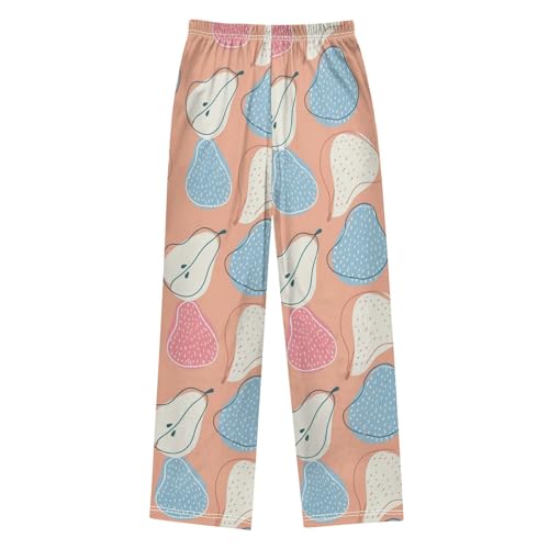 J JOYSAY Stylized Pears Drawing Salmon Pajamas Pants Soft Long Pajama Bottoms Lounge Sleep Pants Size S-XL2