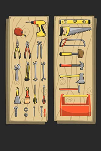 Home Workshop Tools: 6x9 Lined Writing Notebook Journal, 120 Pages