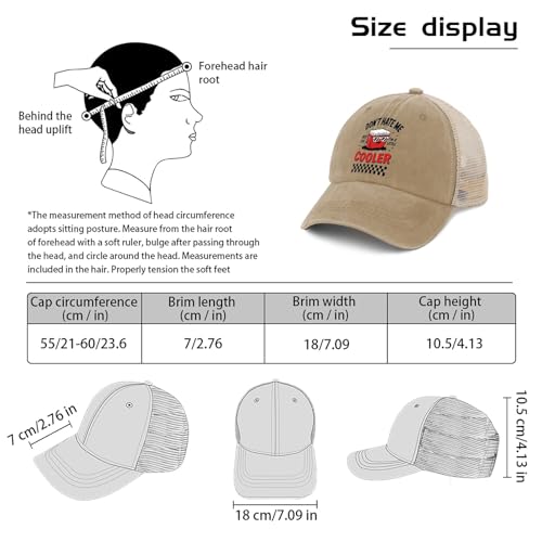 Don't Hate ME JUST Trucker hat Running Cap for Mom4