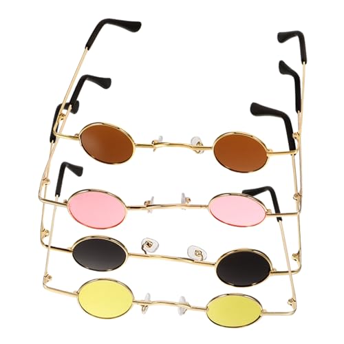 BESTYASH Hip Hop Round Sunglasses Mini Small Circle Glasses for Women Men Sturdy Frame Fashion Accessory
