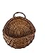 Woorea Cesto in Rattan per Piante sospese al Muro, Cesto in Vimini, Contenitore in Vimini per vasi, Viti e fioriere sospese, Decorazione murale