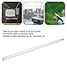 Badafaci Rod Antenna Copper 7 Section Full Channel Signal Gain Aerial with Pure Copper Material for Radio Television Toy Car Instruments