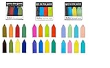 Get to the Point - Magnetic Slip-over-the-page Arrow Bookmarks (NEON,PASTEL, EARTH TONE) - 3 Boxes...