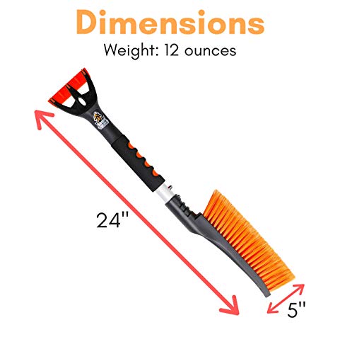 "BIRDROCK HOME Snow Brush and Ice Scraper" - Image 2