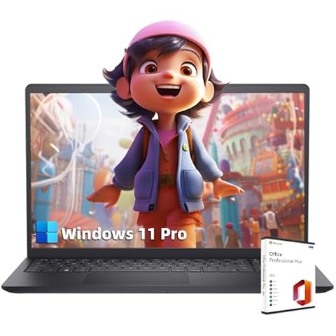 Dell Inspiron 15 Business Laptop, 15.6" FHD Touchscreen, Intel 10-Core i5-1235U, 8GB RAM, 512GB SSD, Intel UHD Graphics, HD Webcam, Wi-Fi, Windows 11 Pro, with Microsoft Office Lifetime License Cover