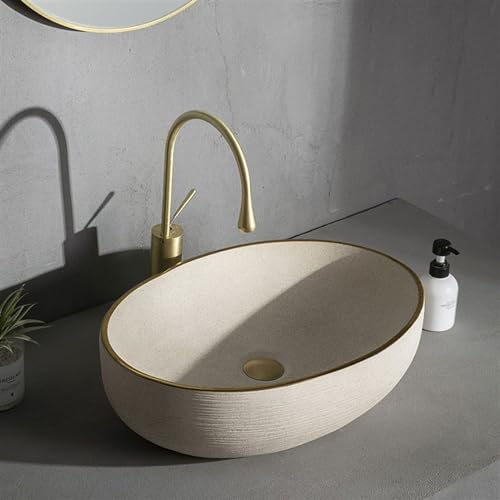 Lavabo ovale de salle de bains compact pour optimiser les petits espaces - 5