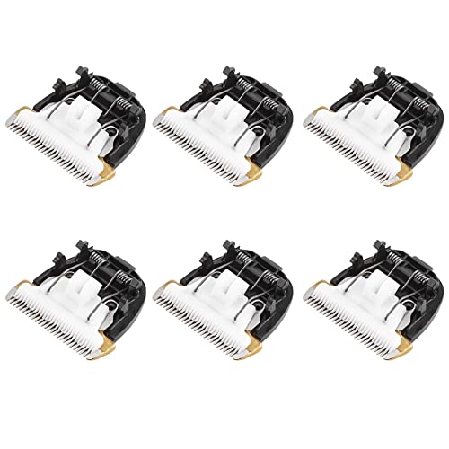 Remingtape 6 cuchillas de afeitar de cabeza de cerámica de 40 mm, 24 dientes para recortadora de animales