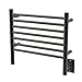 Amba Jeeves HSO Model H-Straight 7-Bar Hardwired Towel Warmer in Oil Rubbed Bronze