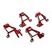 Atomik RC TRX-4 Alloy Shock Tower Set, Red - Replaces 8216 - Compatible with Traxxas