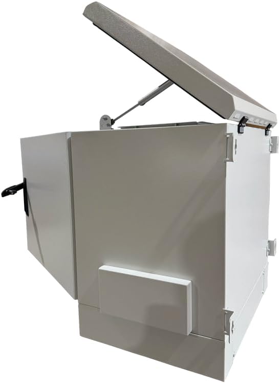 9U Outdoor Network Cabinet – 19″ 600 × 450 mm Enclosure – IP66 Weatherproof Network Cabinet – STURDX Pole/Wall Mount